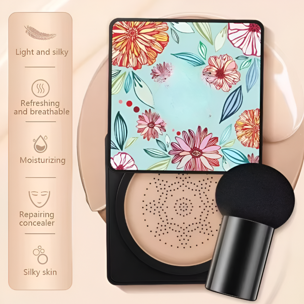 FlawlessBloom™ – Mushroom Head Air Cushion CC Cream